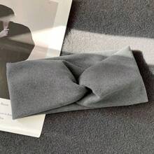 1 件装女士双层头带纯色头巾发饰适合洗漱、瑜伽、运动、跑步、健身头带 - 多种 - 彩色 - 查看 16