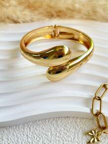1Pc Cuff Bracelets,Gold Bangles,Wide Bangles, Chunky Bracelet, Bracelet Set, Wide Bracelet, Bracelet For Women,Gift For Her