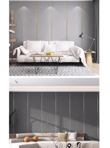 3 Pieces Thickened Fabric Diatom Mud Texture Wallpaper, Cabinet, Table, Chair, Room Background Decoration Home Decor Self-Adhesive Wallpaper, Decoration Sticker Peelable Wall Panel, Wallpaper, Wallpaper, Spring Decoration Make Your Home Fresh, Rama Decorative Sticker