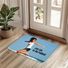 1pc Customized Bathroom Mat, Custom Photo Bathroom Mat, Bathroom Decor, Custom Doormat, Photo Bathroom Mat