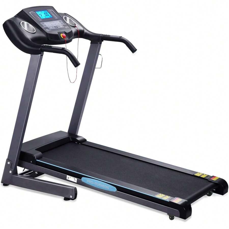 Power Treadmill With Auto Incline Folding Treadmill 12% Incline 2.5 ...