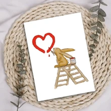 1 张有趣且富有创意的卡片，适合他或她，情人节和周年纪念卡，适合朋友、家人和爱人，适合生日和特殊场合