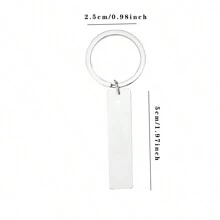 1 Peça Chaveiro de Aço Inoxidável com Letra Casual e Elegante para Namorada/Esposa/Melhor Amiga, Presente Decorativo para Mulheres, Presente de Aniversário/Dia dos Namorados, Decoração Não Festiva, Acessórios de Carro para o Dia dos Namorados, Pingente Escolar Fofo Gótico Y2k