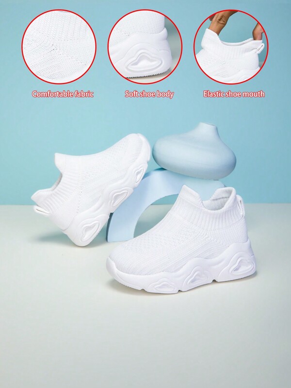 New Minimalist All-Season Children Soft Breathable Mesh Non-Slip Lightweight Slip-On Outdoor Casual Sports Shoes