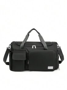 1 Peça Sacola de Viagem Personalizada Bordada, Bolsa de Dança para Meninas, Bolsa Duffle para Mulheres, Bolsa de Academia para Meninas, Bolsa Duffle de Viagem, Bolsa de Dança para Meninas, Bolsa de Torcida, Presentes de Natal, Vibes Boho