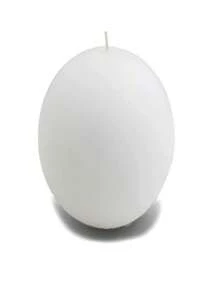 4 In. White Citronella Ball Candles -2pc-Box - 白色 - 查看 1