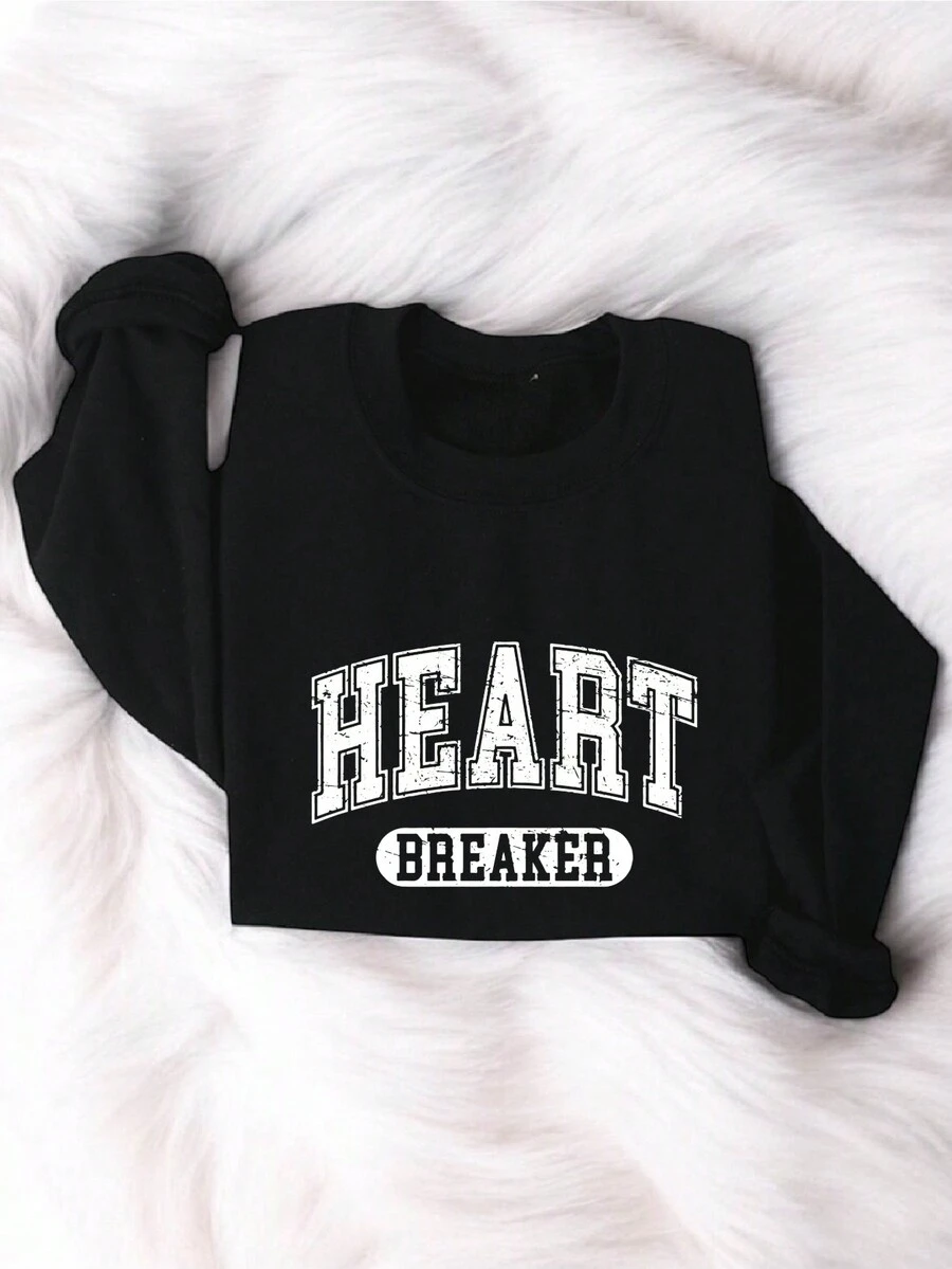 Retro Valentines Heart Breaker Sweatshirt, Heart Breaker Sweatshirt, Valentines Day Sweatshirts, Valentines Gift For Single Friends, Valentines Day Shirts For Women  TX-320