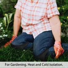 1 对园艺护膝，防刮护膝，户外花园跪垫，可调节用于园艺修剪 - 彩色 - 查看 4