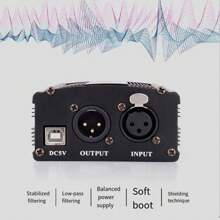 Phantom Power Fantom Power For 48v Usb Condenser Microphone - Black - View 5