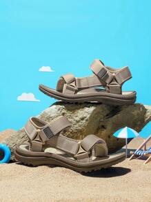 儿童夏季运动凉鞋，轻便透气舒适双带方便穿脱，适合日常穿着，时尚百搭海滩度假 - 彩色 - 查看 3