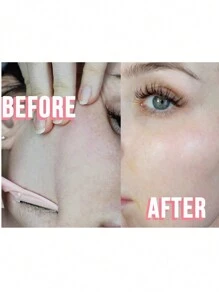 Set de 3/12/36 piezas de afeitadora, recortadora de vello facial y corporal con cubierta para mujeres, set de herramientas de maquillaje, afeitadora de cejas, removedor de vello facial, afeitadora facial, herramienta de exfoliación de dermaplaning para hombres y mujeres - Rosa mezclado con negro - Ver 9