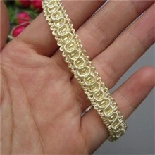 Cinta de encaje de borde de 1cm de ancho, recorte de estilo vintage, bordado, apliques, costura, manualidades, decoración de fiesta, ropa, bordado para vestido de novia y boda