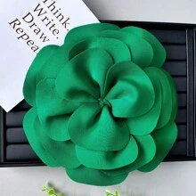 1 pieza Nueva decoración de broche floral 3D de gran tamaño extraíble para vestido, decoración de ropa, accesorios para vestido de boda