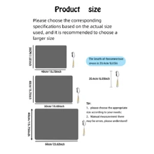 1pc Geometric Patterned Silica Gel Drainage Mat, Kitchen Dish Drying Mat, Washable Bar Mat, Heat-Resistant Pad, Table Protector, Home Kitchen Dining Decor, Tableware Accessory - Orange - View 3