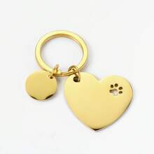 1 件激光雕刻宠物肖像名字心形钥匙扣定制名字个性化礼物，适合宠物爱好者钥匙圈包饰最佳圣诞节生日礼物家人朋友纪念品、男朋友、女朋友、妈妈、爸爸、家人、朋友周年纪念、情人节、母亲节、生日、儿童节、父亲节、毕业典礼、新年、狗、镌刻、Y2K、时尚、男女通用、休闲、适合他的理想礼物、适合她的理想礼物、男朋友、女朋友、家人、朋友、儿童、周年纪念、生日、毕业典礼、乔迁、婚礼、包饰 - 彩色 - 查看 9