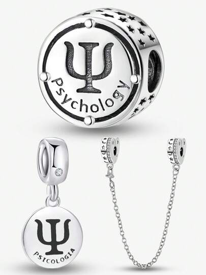 1 pieza Colgante de cadena con estrella y luna plateada, colgante de bola adecuado para pulseras, joyería DIY para mujeres