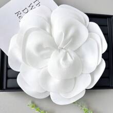 1 pieza Nueva decoración de broche floral 3D de gran tamaño extraíble para vestido, decoración de ropa, accesorios para vestido de boda