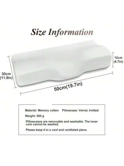 Neck Pillows Sleeping,Memory Foam Pillow,Bed Pillow,Slow Rebound Zachte Memory Sleeping Relax The Cervical Com Tafel view 6