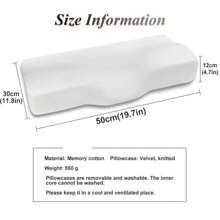 Neck Pillows For Sleeping,Memory Foam Pillow,Bed Pillow,Slow Rebound Soft Memory Sleeping Pillows Relax The Cervical Comfortable