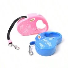 Pet Leash Portable Retractable Automatic Extendable Dog Leash 3m - Pink - View 3