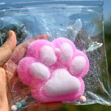 5 Pezzi di Giocattoli Appiccicosi a Forma di Zampa di Gatto, Giocattoli da Schiacciare a Forma di Zampa di Gatto, Palline di Pelo Appiccicose a Forma di Zampa di Gatto, Giocattoli Antistress Appiccicosi a Forma di Zampa di Gatto, Articoli Divertenti, Adatti per Adulti, Colori Casuali - Multicolore - Visualizzare 16