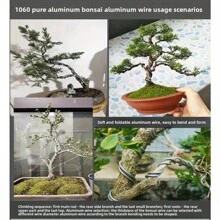 This Is A Winding Rope Used For Potted Plants And Fixing The Shape Of Plant Branches. The Material Is Aluminum Metal, Which Has Strong Flexibility, Can Be Twisted And Bent Freely, And Is Not Easy To Break. A Convenient Aluminum Winding Wire For Tying And Bundling. Multiple Sizes To Choose From. Each Roll Of Winding Wire Is About 10 Meters Long