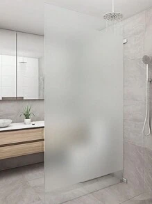 1 卷 Artyuan 磨砂窗户隐私膜 - 不透明静电玻璃膜 | 非粘性可移除隐私窗户膜 | 适用于家庭和办公室隐私（17.7x118 英寸） - 無色 - 查看 7