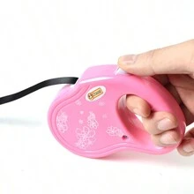 Pet Leash Portable Retractable Automatic Extendable Dog Leash 3m - Purple - View 4