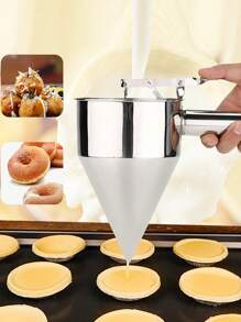 Stainless Steel Octopus Fritter Batter Dispenser Funnel, Baking Cream Cream Funnel - Multicolor - View 4