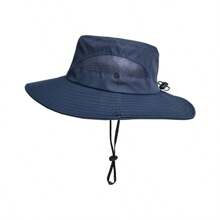 Unisex brede rand zonnehoed voor vissen, wandelen, buitenwerk, tuinieren, trekking, kamperen, strand