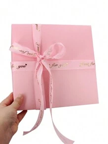 16件套红/蓝/黑/白/粉爆炸礼盒套装，惊喜礼物照片盒，创意DIY剪贴簿相册配件，零食礼品，情侣生日礼物，求婚礼物，情人节/闺蜜节礼物，毕业派对礼物，派对装饰