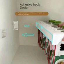 A Mixing Bag Hole Free Rotating Wall Storage Rack, The Kitchen Is Neat And Not Messy, Increase The Kitchen Storage Space, A Variety Of Mixing Bags Sealed From Moisture, The Left And Right Design Can Be Adjusted For Easy Access, While Storing A Variety Of Seasoning Bags, Sealing Clip Mixing Bag Storage, Cooking Seasoning More Convenient