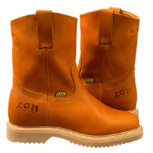 Work Boot, ACM Boots. Welt Stitched, Tough & Durable, Goodyear Welt Boots, Heavy Duty Boots, Field Boots, Heavy Duty Boots, Durable Boots - 橘色 - 查看 7