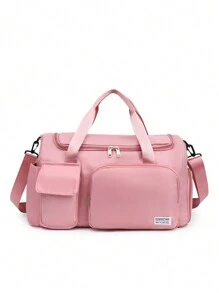 1 Peça Sacola de Viagem Personalizada Bordada, Bolsa de Dança para Meninas, Bolsa Duffle para Mulheres, Bolsa de Academia para Meninas, Bolsa Duffle de Viagem, Bolsa de Dança para Meninas, Bolsa de Torcida, Presentes de Natal, Vibes Boho
