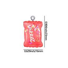 10Pcs Sweet Candy Resin Charms, 23x16mm Transparent Pendants For DIY Jewelry Making - Perfect For Necklaces, Bracelets & Earrings - Sweet Candy Pendant - View 10