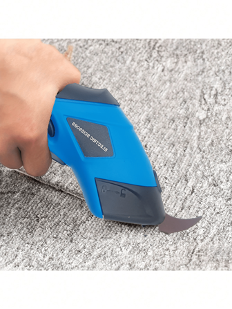 Tijeras eléctricas de precisión para telas - recargables por USB, cortador de mano multiusos adecuado para ropa, cartón, alfombras y piel sintética
