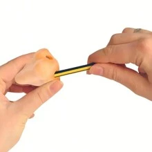 1pc/2pcs/5pcs Novelty Nose Shaped Pencil Sharpener, Quirky Funny Pencil Sharpening Solution For Children Arts & Crafts, Gag Gifts, Birthday Party Favors, Classroom Teacher Rewards