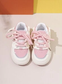 1 Pair Kids Thick Sole Platform Sneakers, Casual Shoes For Boys And Girls