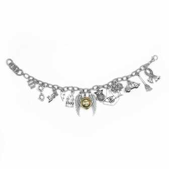 1pc Metallic Bead Hogwarts Magic School Movie Themed Bracelet