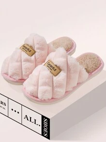 New Style Slippers, Couples House Slippers, Women's Maternity Slippers, Fluffy Anti-Slip Winter Slippers
