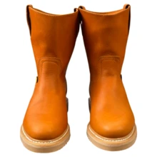 Work Boot, ACM Boots. Welt Stitched, Tough & Durable, Goodyear Welt Boots, Heavy Duty Boots, Field Boots, Heavy Duty Boots, Durable Boots - 橘色 - 查看 6