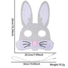 1pc Felt Easter Party Decoration, Photo Prop, Cartoon Animal Mask Headband