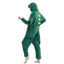 Pijama Macacão Adulto Dinossauro Peluciado Unisex