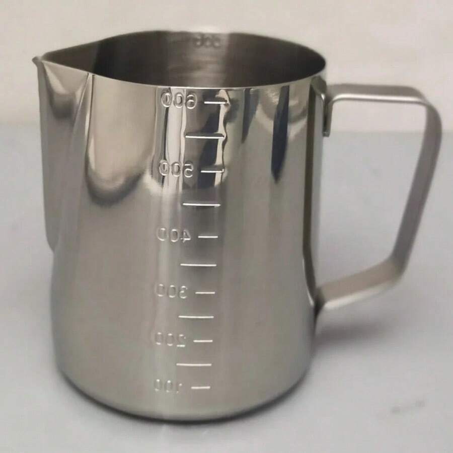 1pc Stainless Steel 304 Coffee Cup Latte Art Cup Milk Cup, Coffee Utensils Foam Art Pot - Apricot - View 1