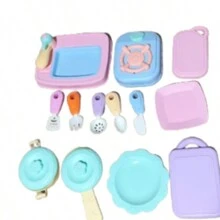 juego de cocina para nilos de 13 piezas - Beis - Ver 2