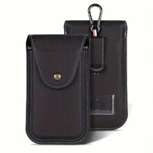 6.7" Phone Waist Pack, PU Leather Fanny Pack Pouch With Strap For Outdoor Sports Casual Use