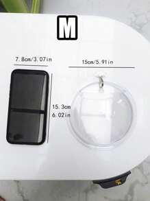 1PC Transparent Wall Hanging Planter, Green Orchid Planter With Patch, Rustic Style Simple Wall Planter, Hydroponic Wall-Mounted Fish Tank Creative Wall Decorations, Living Room Dining Room Bedroom Wall Hangings