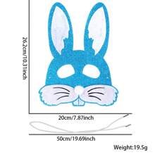 1pc Felt Easter Party Decoration, Photo Prop, Cartoon Animal Mask Headband
