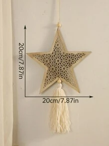 1Pc Moon Star And Moroccan Lantern Wall Decor, Lantern Shaped Wall Decoration, Bohemian Home Decor Accent, Home Decor For Party, Living Room, Bedroom Rama Decoration,Home Decor ,Room Decor,Wall Decor Gifts Birthday Graduation E-I-D
