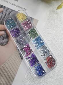 Set de 4 bandejas apilables de terciopelo rosa, joyero, organizador y exhibidor de joyas con cajones - Multicolor - Ver 7